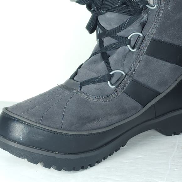 Sorel Women's TIVOLI II US10 Gray Suede Faux Fur Lined Winter Snow Boots - Picture 15 of 16